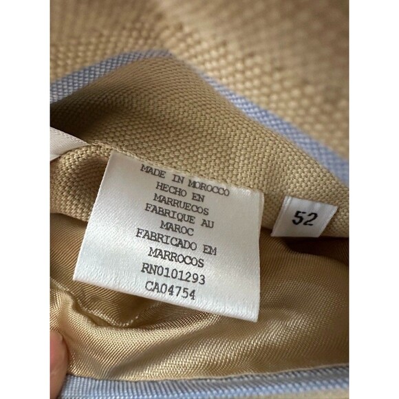 GANT Linen Cotton Unstructured Two Button Blazer Beige Tan Wedding Men's Size 52 - Picture 10 of 11